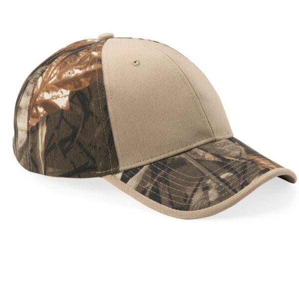 Solid Front Camo Back Cap Thumbnail