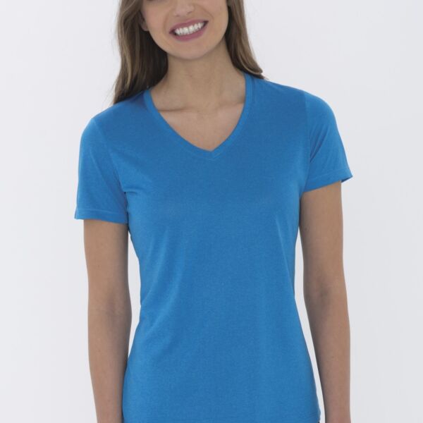 ATC™ PRO TEAM HEATHER ProFORMANCE V-NECK LADIES' TEE Thumbnail